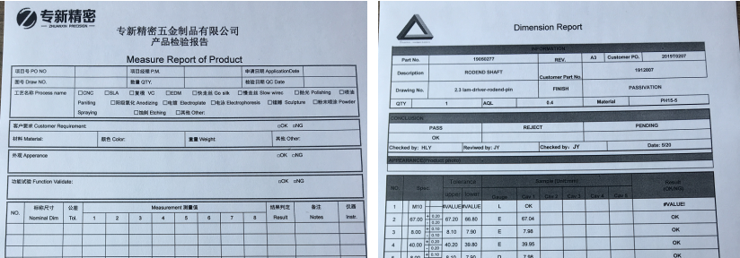 <strong>非标机械加工—提供精准的检测报告</strong>